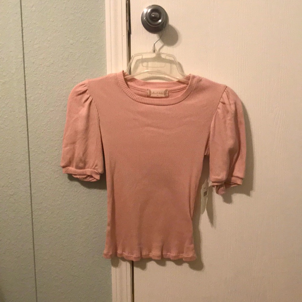 A rose smoke blouse